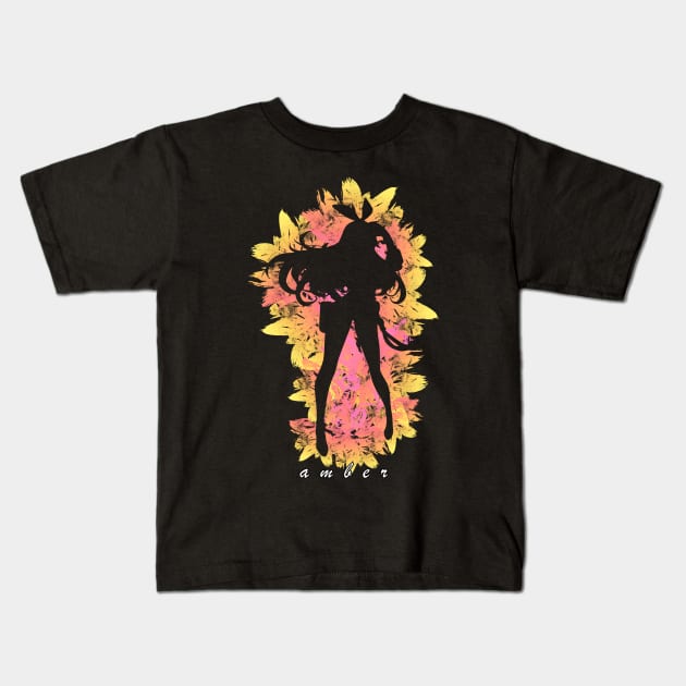 Amber Kids T-Shirt by Scailaret